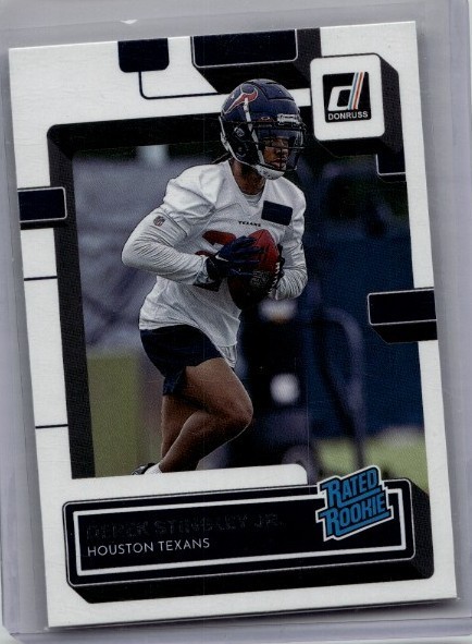 2022 Panini Donruss - Rated Rookie Derek Stingley Jr. #351 (RC) Houston Texans
