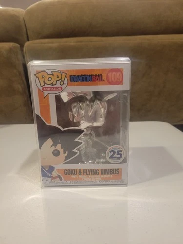 Funko Pop! Vinyl: Dragon Ball - Goku & Flying Nimbus (Silver) (Chrome) -...