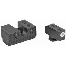 Truglo Tritium Pro Night Sight Set Glock White Focus Ring Green Tritium