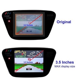Sega Gamegear Recapped/Reshell 3.5 IPS LCD Bigger Screen