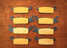 Extreme ATV Parts Brass Brake Pads 2007-2017 Yamaha Grizzly YFM 700