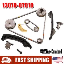 13070-0T010 Engine Timing Chain Kit Guide Tensioner Phaser Sprocket Compatible