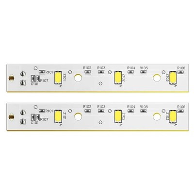 2pcs WR55X26671 Kühlschrank LED Light Board für GE Maschine Glühbirne Ersatz ff