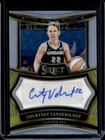 2025 Panini WNBA Select Courtney Vandersloot Signatures Auto Autograph #11 Sky