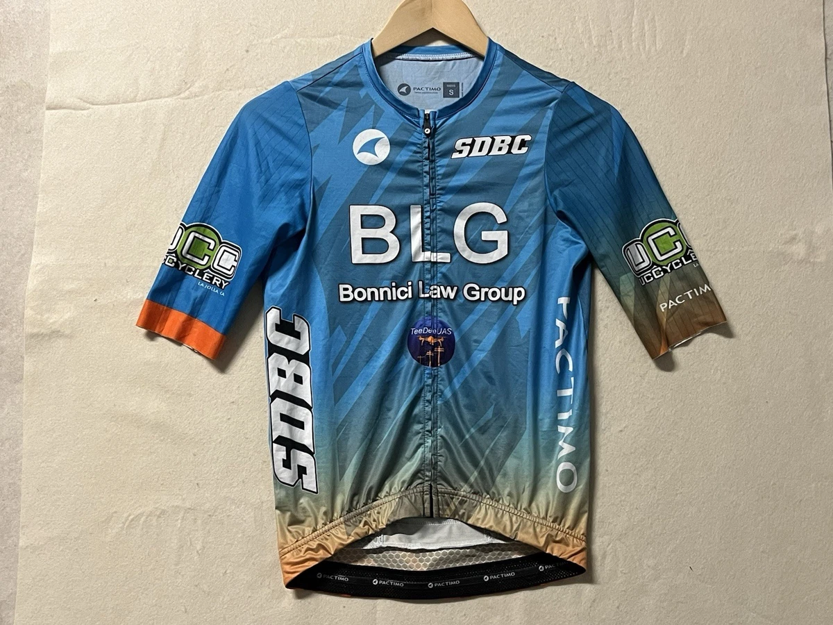 Maillot Cyclisme Pactimo Homme S – Manches Courtes, Multicolore, Full Zip