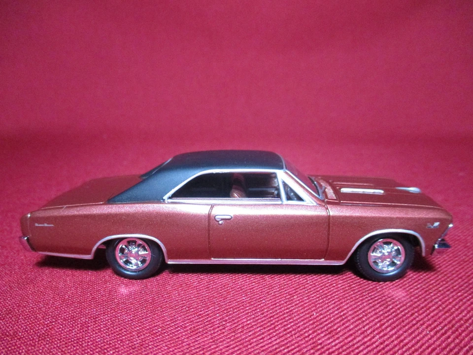 1:43 1966 Chevy Chevelle SS 396 Matchbox American Diecast Muscle Car Collection - Image 4 of 4