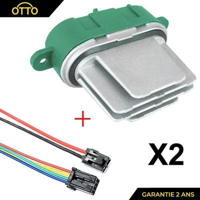 2 Résistances de CHAUFFAGE Ventilation + connectiques pour Espace 4 - 7701207453 - Photo 1/4