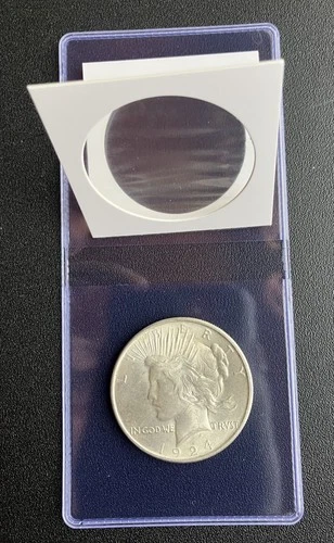 1924 PEACE Silver Dollar / Ungraded / NICE / Philadelphia Mint/ 90 % Silver-XF