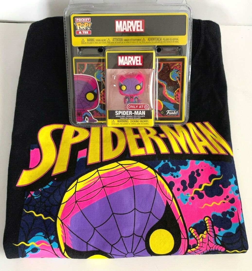 funko pop スパイダーマン black light 復刻版 Amazon.com: Funko Pop! Marvel: Blacklight Spider-Man Vinyl