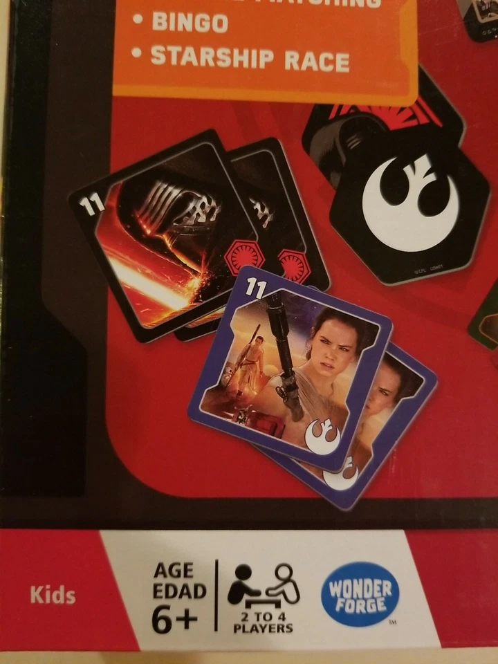 2015 STAR WARS Dominos Bingo Battle Matching Starship Race 4 in 1 Game NEW - Image 3 of 4