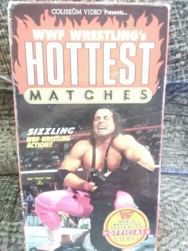 WWF Hottest Matches Rare & OOP Wrestling Original Coliseum Video Release VHS - Picture 1 of 7