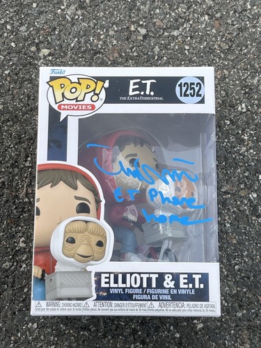 SIGNED ELLIOTT & E.T. Funko Pop #1252 Matthew Demeritt Beckett Witnessed COA BAS - Picture 11 of 13
