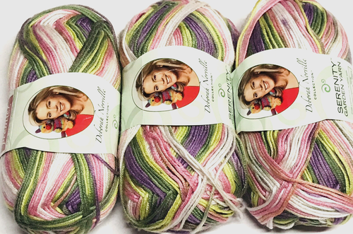 MOUNTAIN HEATHER 3 50gr Skeins 555yd Premier SERENITY GARDEN YARN Micro-Fiber