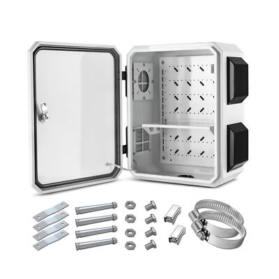 Outdoor Electrical Box, Cold-Rolled Steel Plate, Aluminum Alloy Back Beam, On...