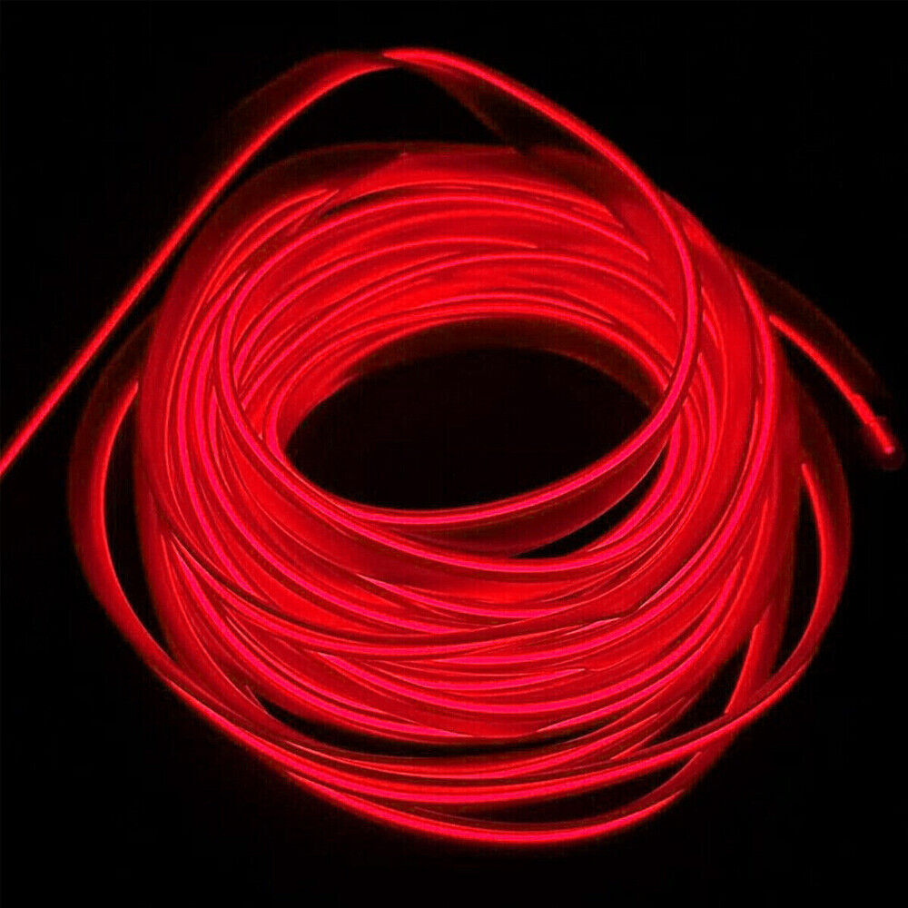 2m Red LED Car Interior Decorative Atmosphere Wire Strip Light