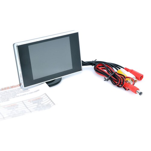3.5 inch Color LCD Car Video Monitor With 18.5mm Car CCD Rear View Camera - Picture 6 of 7