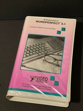 Video Professor: introduction wordperfect 5.1 IBM PC COMPATIBLES VHS 1992 IBM