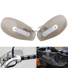 Universal Smoke Motorcycle Handle Bar Hand Guard Protector Wind Deflector Shield