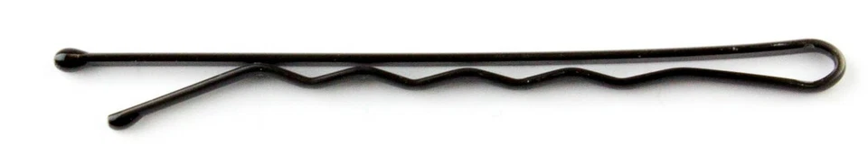 30 piezas Alfileres de pelo ondulado Bobby pequeños delgados de metal -4,8 cm de largo blanco, dorado - Imagen 2 de 4