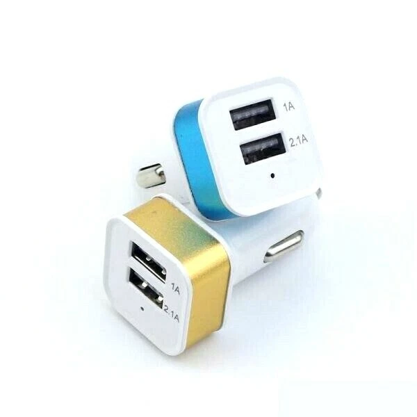 LOTE AL POR MAYOR 10 Cargador de Coche DOBLE PUERTO USB para iPhone Samsung UNIVERSAL Foto 4 de 4