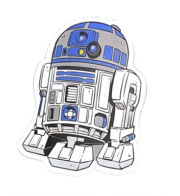Disney Star Wars R2-D2 Lucasfilm Anime Manga Water Resistant Sticker