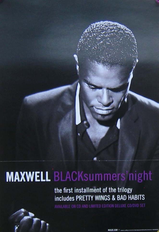 MAXWELL POSTER, BLACK SUMMERS' NIGHT (L14) | eBay