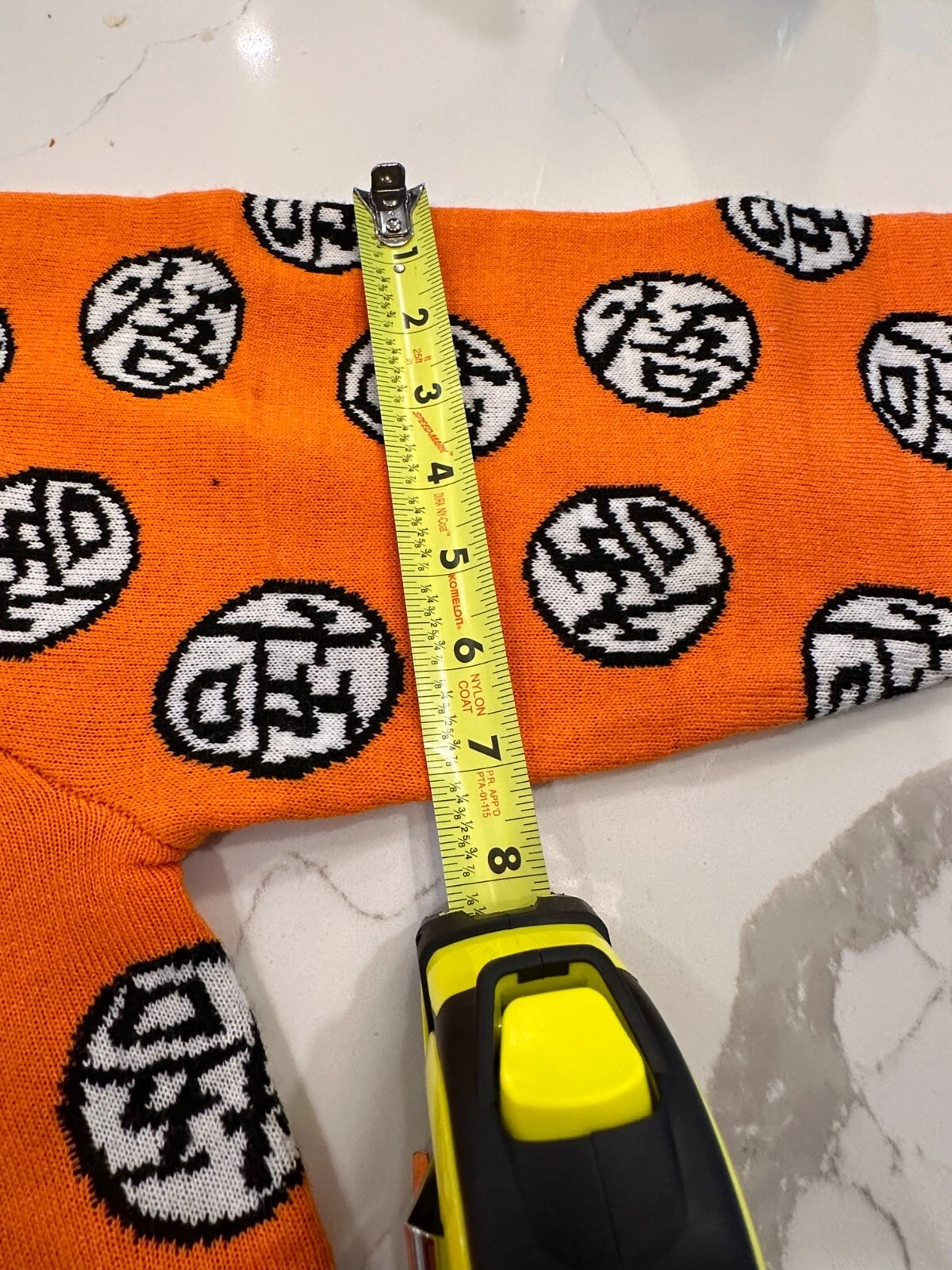 Dragon Ball Z Orange Sweatshirt Ugly Sweater Christmas Pullover - Mens Medium M