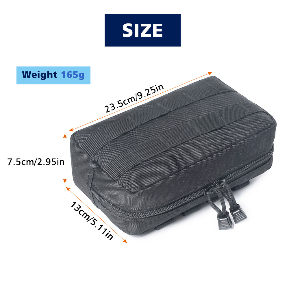 Tactical Molle Pouch EDC Multi-purpose Belt Waist Pack Bag Utility Phone Pocket