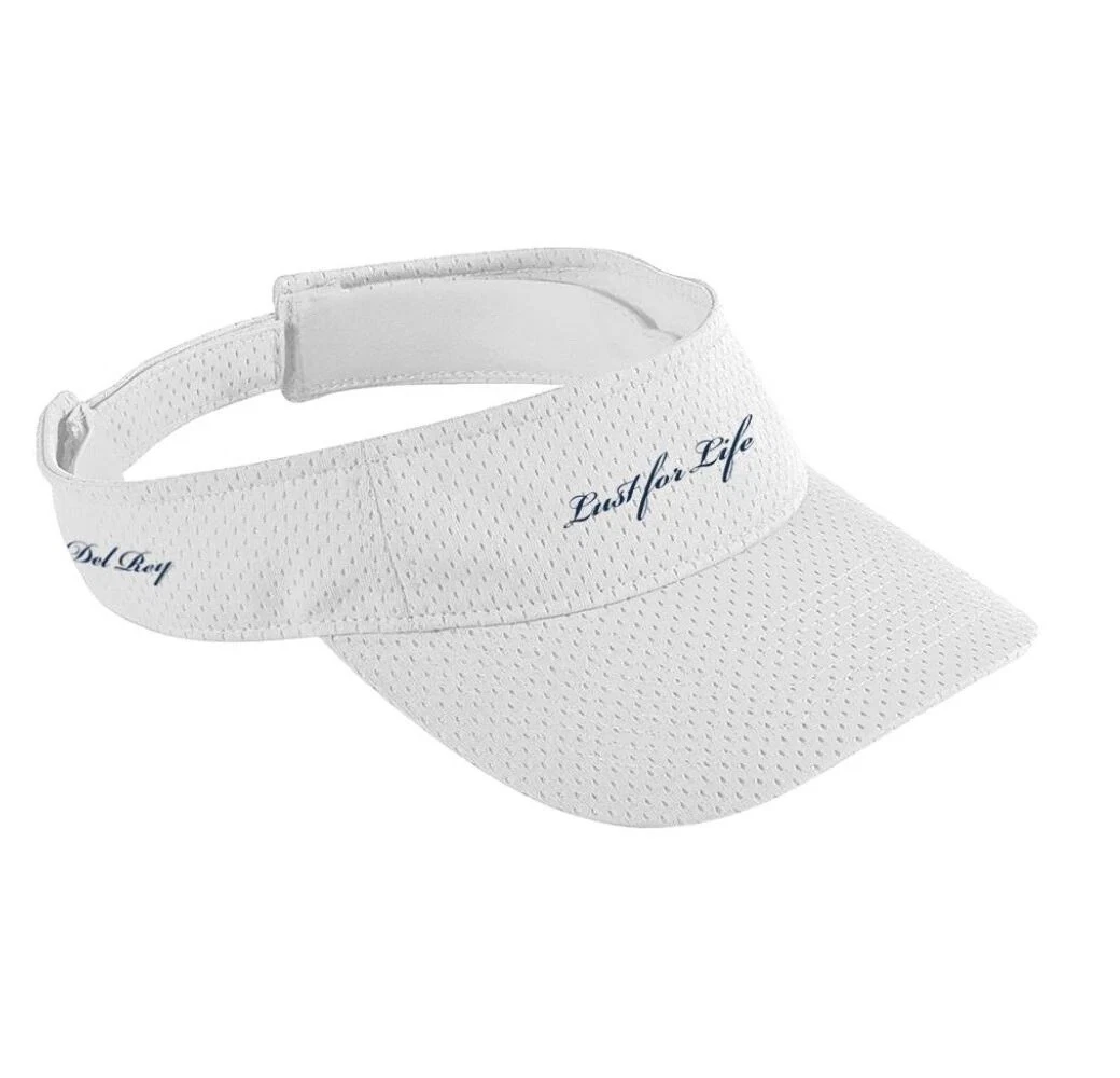 Lana Del Rey Ray Lust For Life Official Tour Merch Sun Visor White - New - Rare