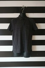 Quiksilver Men  s Shirt Polo Chest Pocket Grey Size M Medium