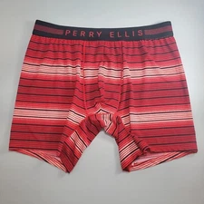 Perry Ellis Portfolio Boxer Brief | Polyester & Spandex | Medium