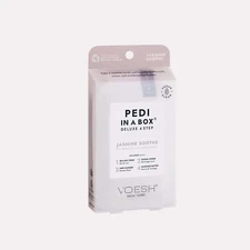 Voesh Pedi In A Box Deluxe 4 Step Pedicure Jasmine 1 Case (50 Packs) 2023