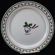 Hallmark Polar Express Dinner Plate Bell Believe Quote