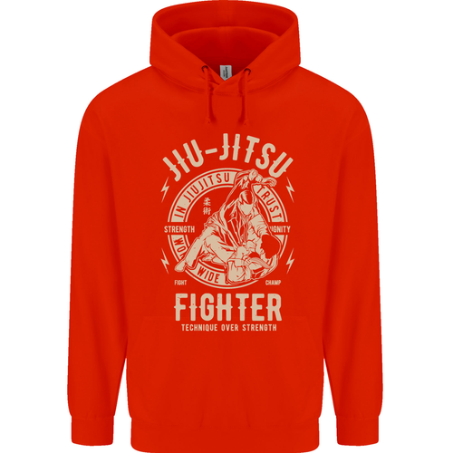 Jiu Jitsu Fighter Mixed Martial Arts MMA Childrens Kids Hoodie - Picture 74 of 80