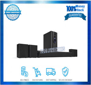 bluetooth home theatre system black 5 1 channel surround sound ready 26 bar 47323713811 ebay ebay