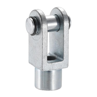 Air Cylinder Rod Clevis End 78mm Length M16x1.5 Female Thread Y Connector