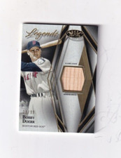 2022 BOBBY DOERR TOPPS TIER ONE GU JERSEY RELIC 29/99 BOSTON RED SOX