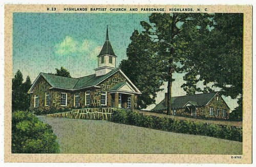 Highlands Baptist Church and Parsonage, Highlands, North Carolina - Bild 1 von 2