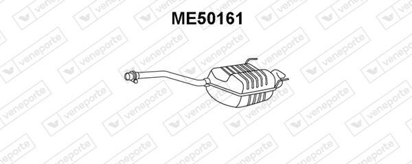 Pot d'échappement silencieux arrière Mercedes Classe C C 250 d Berline