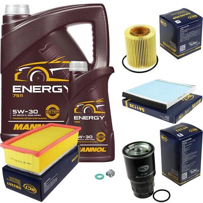 SCT Germany Inspektionspaket MANNOL Energy 5W-30 6L für Toyota 2.2 D-4D