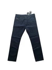 Diesel Mens Buster Tapered Jeans RB060 Dark Blue $195 Size 34/30