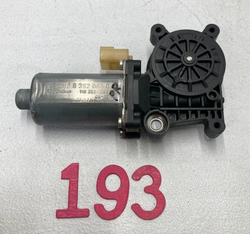 03-09 Land Rover Range Rover HSE Pasajero Puerta Trasera Ventana Regulador Motor OEM Foto 2 de 4