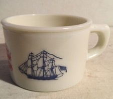 Vintage Old Spice Shulton Shaving Mug Ship Grand Turk Salem 1786 Coffee Mug