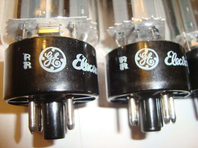 One Lot of Four 5U4GB Tubes, By GE (USA) For GE (Can), New In Boxes, A Rare Find