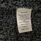 Talbots Shawl Collar Open Front 100% Heathered Blue Cotton Yarn Sweater Sz XS — photo 6