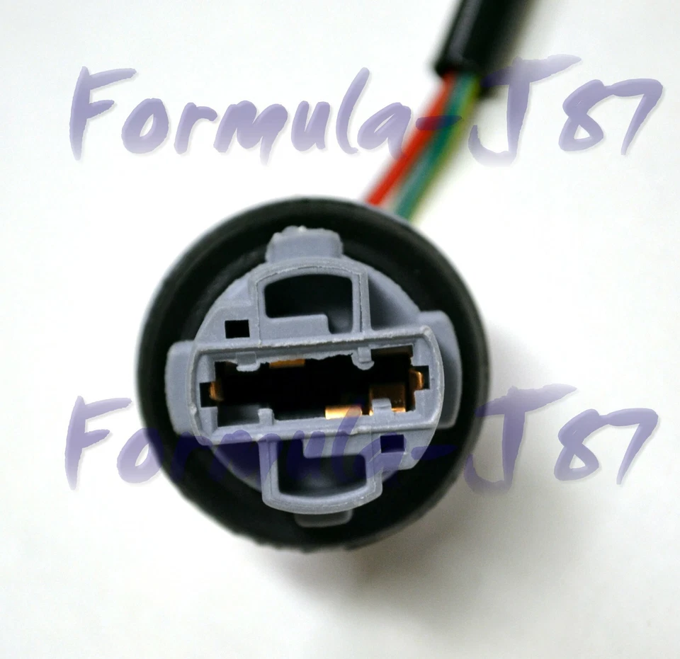 Universal Pigtail Wire Female Socket 7440 Two Harness High Stop 3rd Brake OE - Image 3 of 4