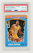 1990 Fleer All-Stars Magic Johnson #4 PSA 8