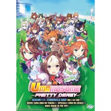 DVD Uma Musume Pretty Derby Season 1-3 Cinderella Movie Special ONAS Eng Subs
