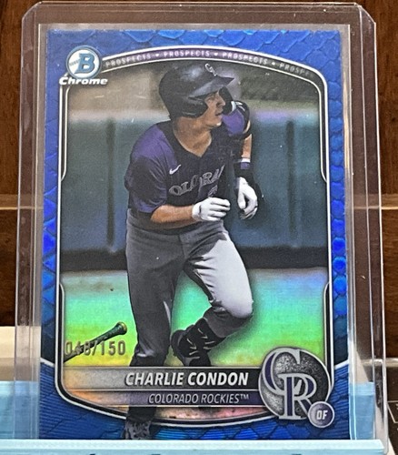 Charlie Condon - 2025 Bowman Chrome Blue Reptilian #48/150 BCP - 248 CM