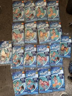 H2O GO! Lot Of 17 Inflatable Swim Armbands Pool Kids Arm Floaties Ages 3-6 NEW
